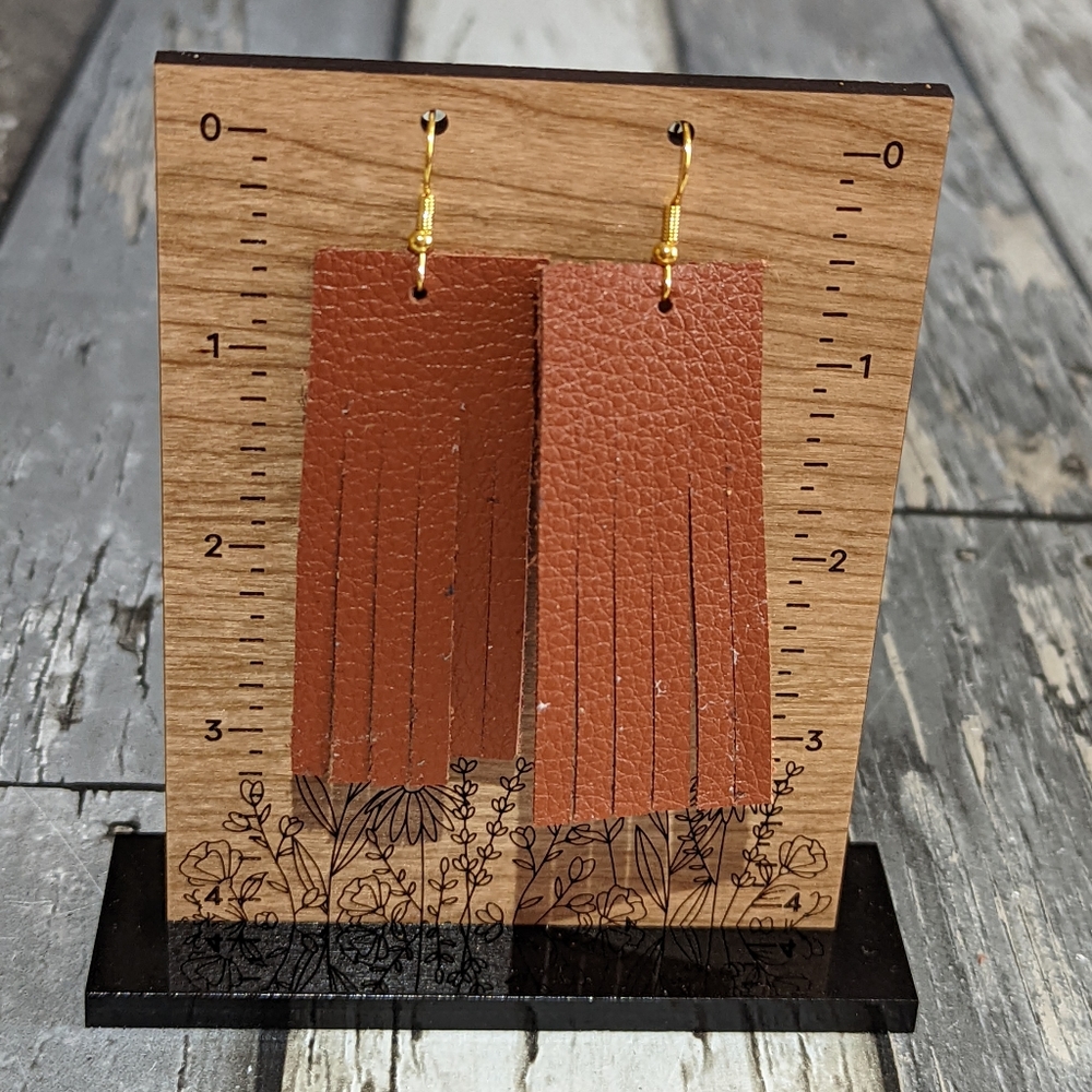 3 for $6 Item: Leather Tassel Earrings NWT!